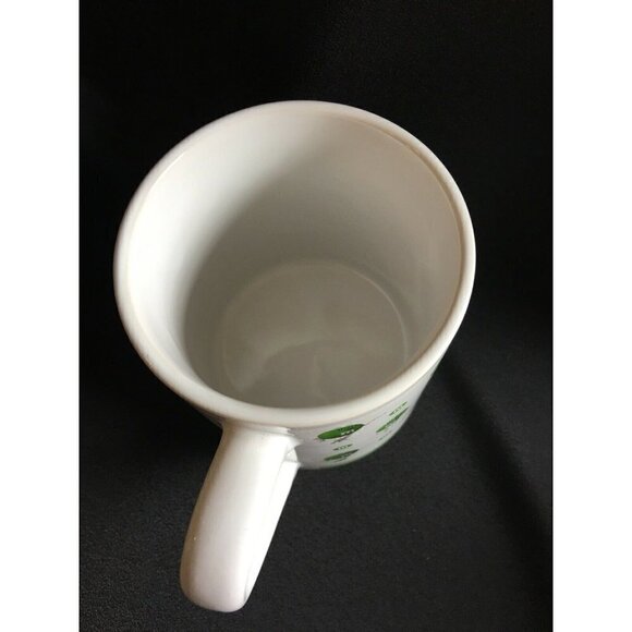 Green M&M Many Faces 16oz Ceramic White Coffee Tea Mug Cup Mars 2018 Sexy Lady - Picture 5 of 6